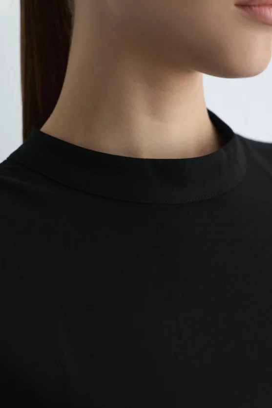 Belted Long Dress Black - 8