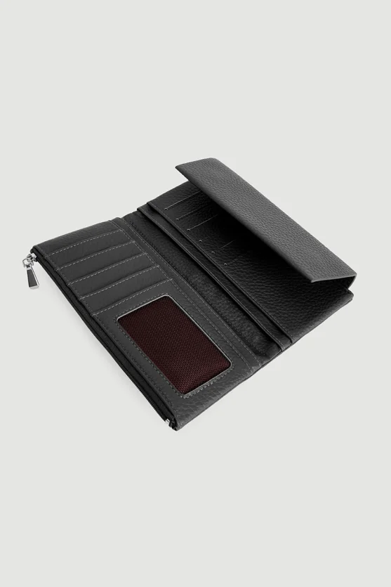 Large Portfolio Wallet Black - 3