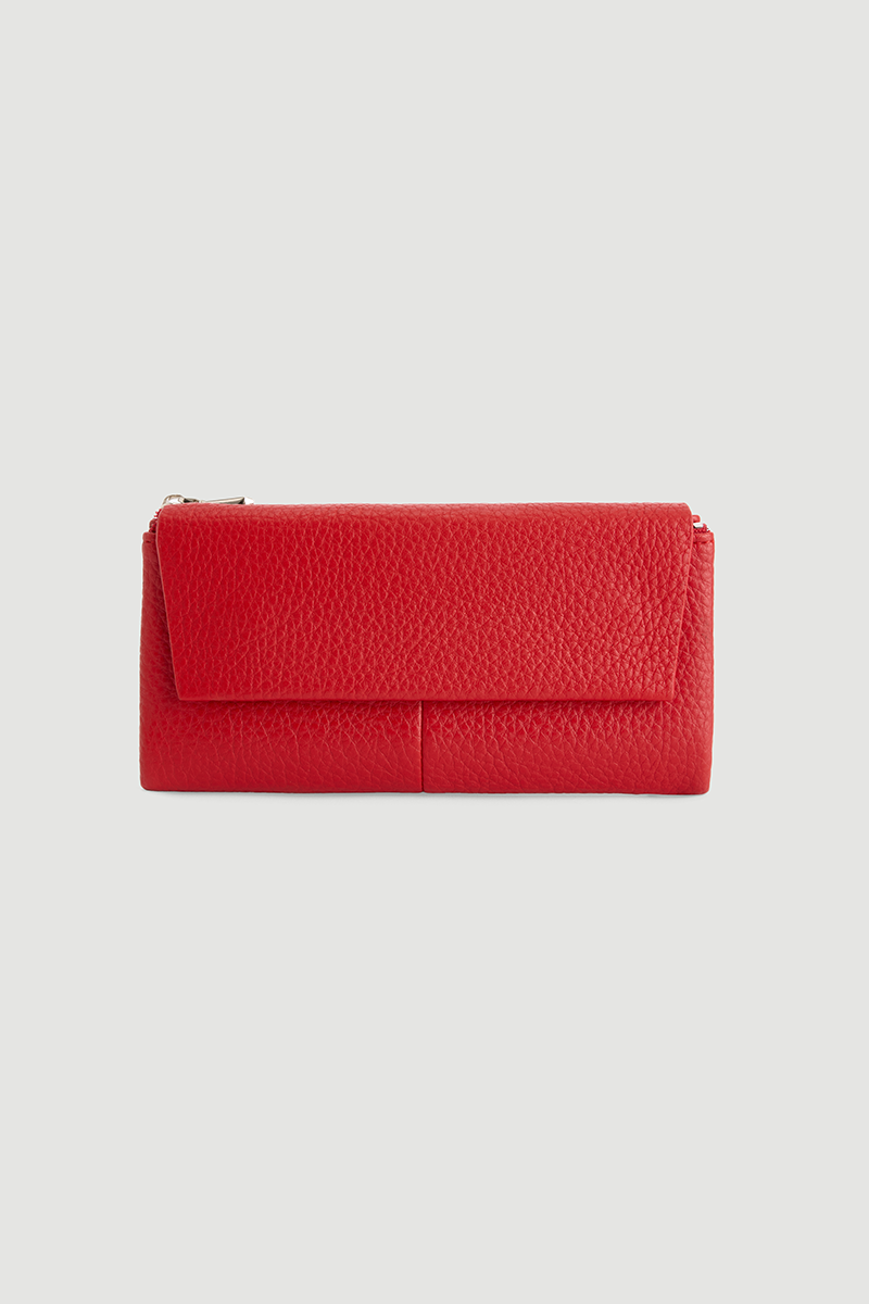Large Portfolio Wallet Red